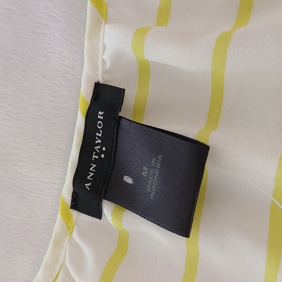 ANN TAYLOR Stripped Tank Top With Pockets - Picture 9 of 13